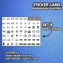 Sticker Label Barangan Elekr