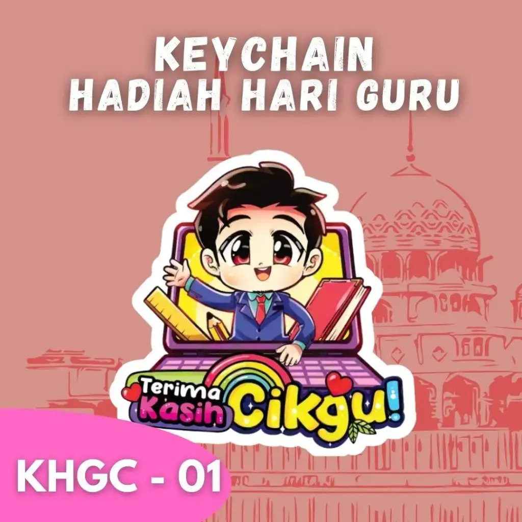 Keychain Hari Guru Warna