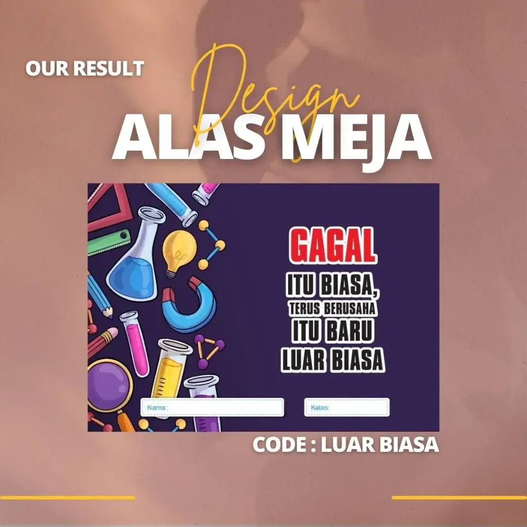 Alas Meja Murid Kelas Sekolah