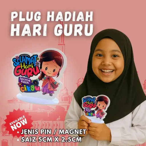 Plug Meja Hadiah Hari Guru