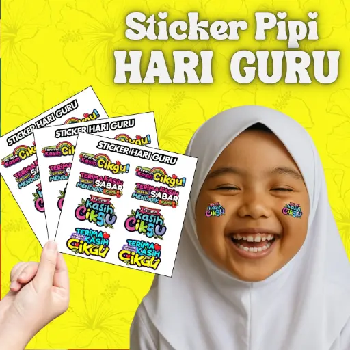 Sticker Pipi Hari Guru