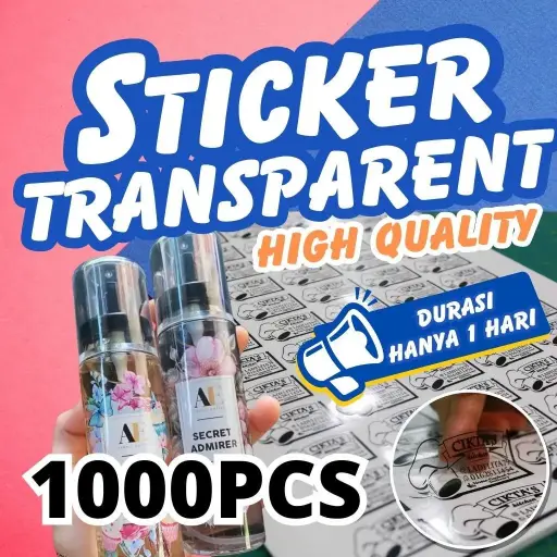 Sticker Label Transparent 1000pcs